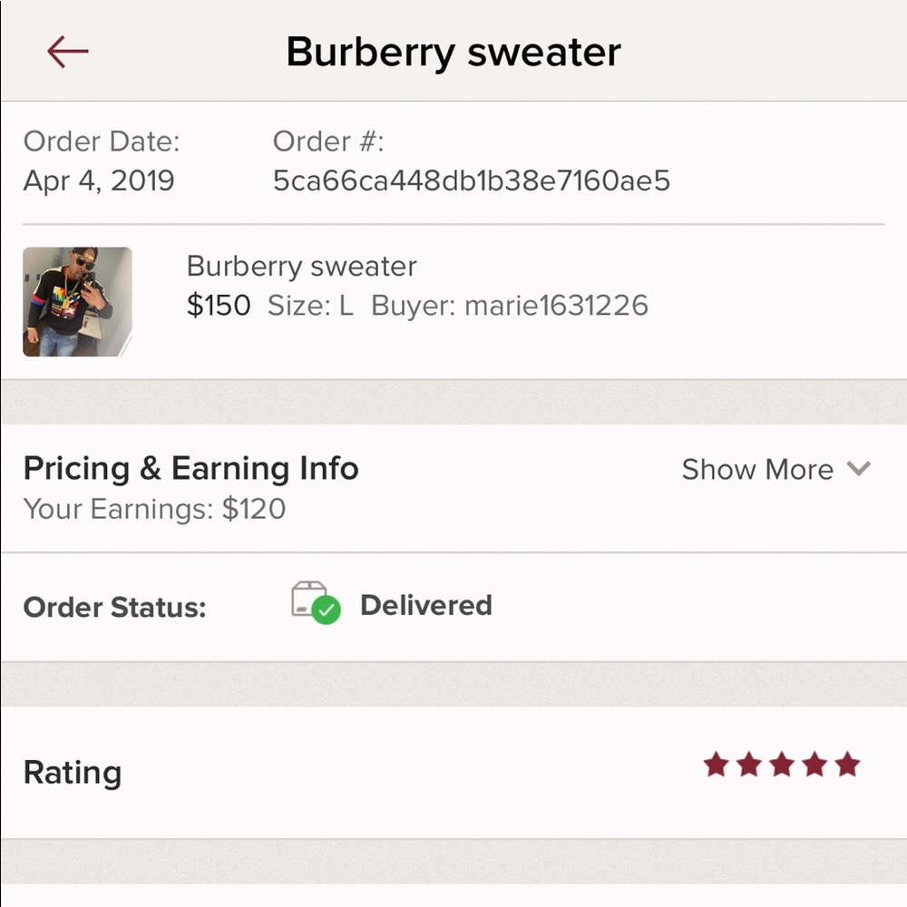 Burberry sweater